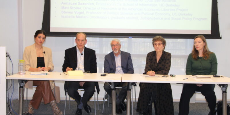panelists at the antitrust panel